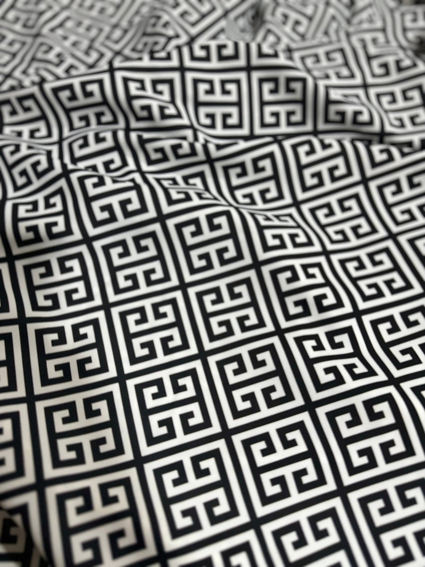 Greek Key Pattern Fabric