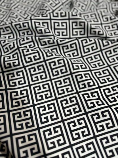 Greek Key Pattern Fabric