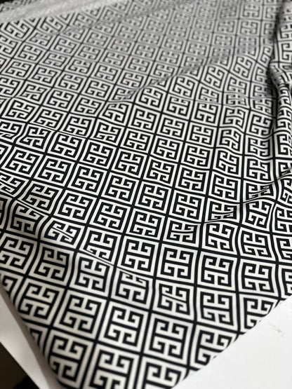 Greek Key Pattern Fabric