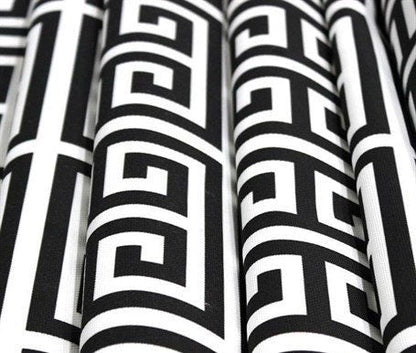 Greek Key Print Upholstery Fabric