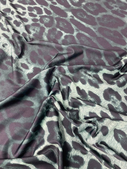 Green Leopard Fabric – Multiple Fabric Options, Sold by Metre