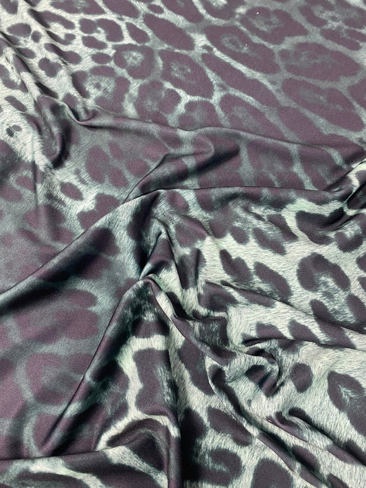 Green Leopard Fabric – Multiple Fabric Options, Sold by Metre