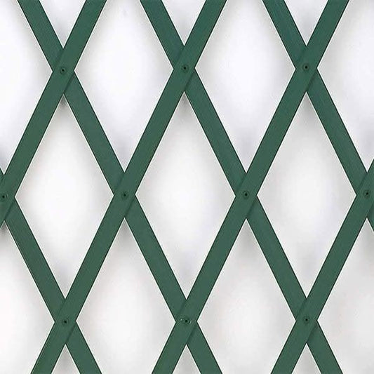 3 Pack Green Wooden Expanding Trellis (180 x 60 cm)