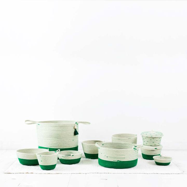 Cylinder Basket Greenery