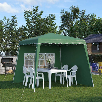 Pop Up Gazebo with 2 Sides