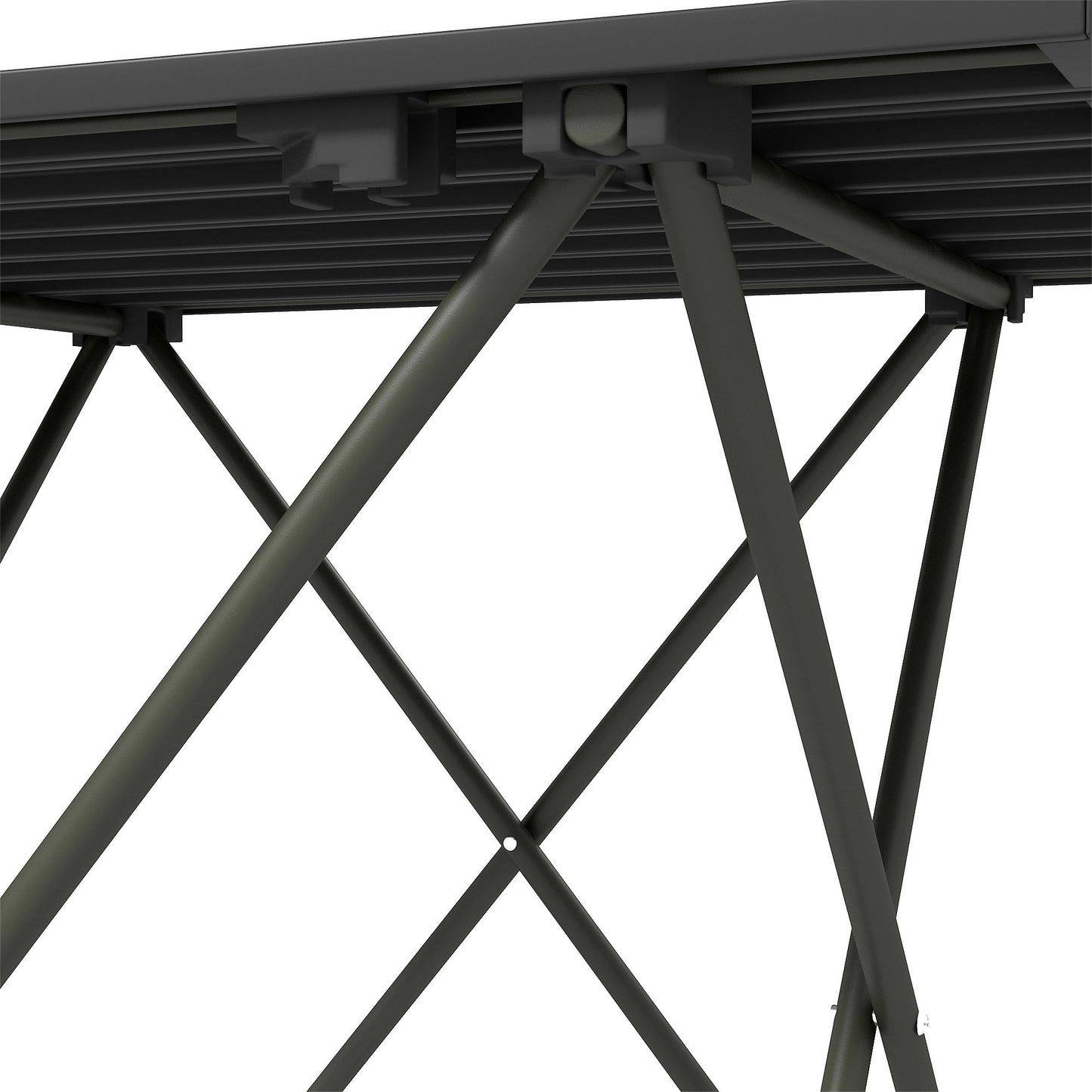 Outsunny Folding Camping Table for Outdoor Camping, Picnic, Hiking, Black