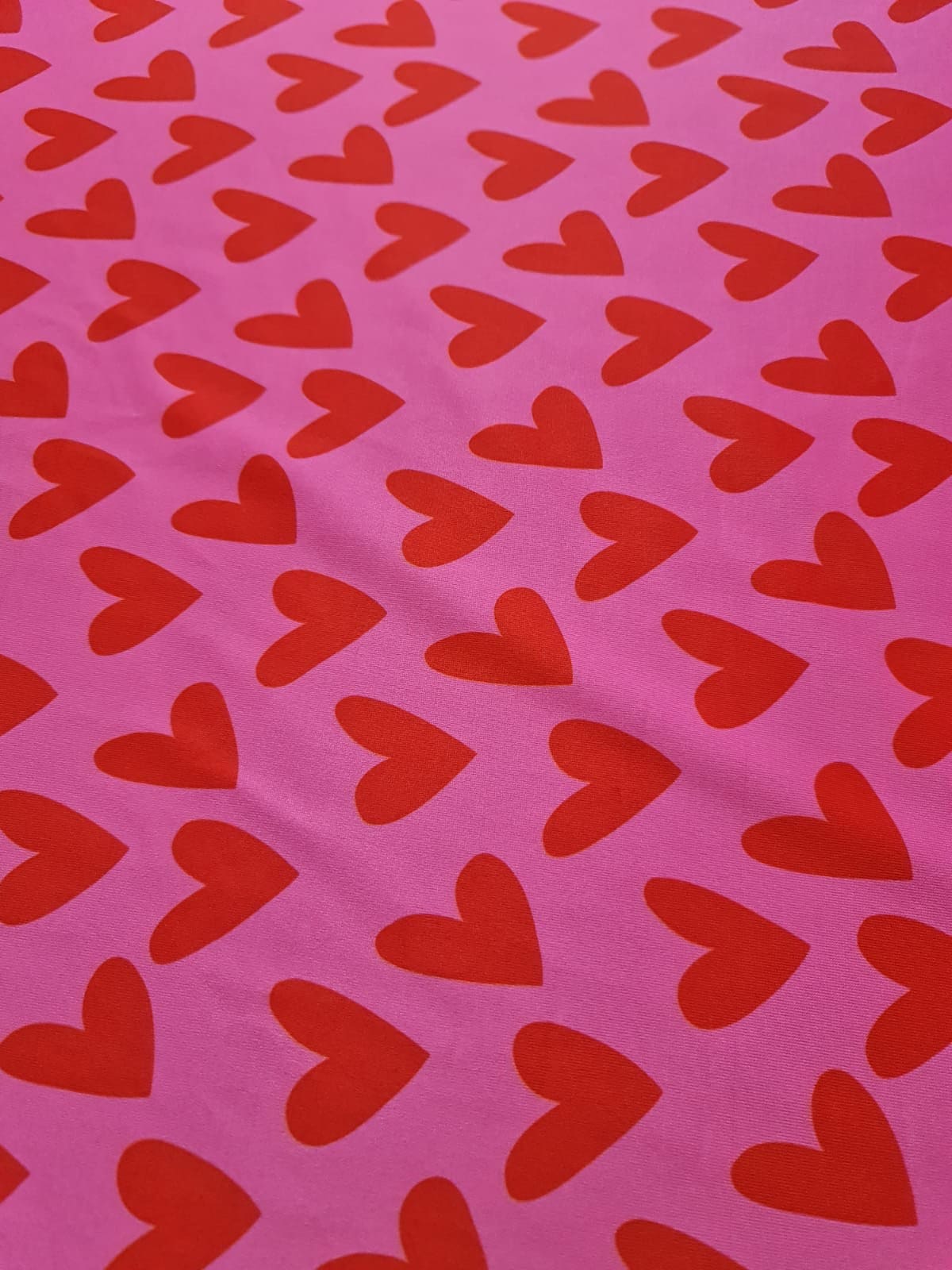 Heart Print Cotton Fabric