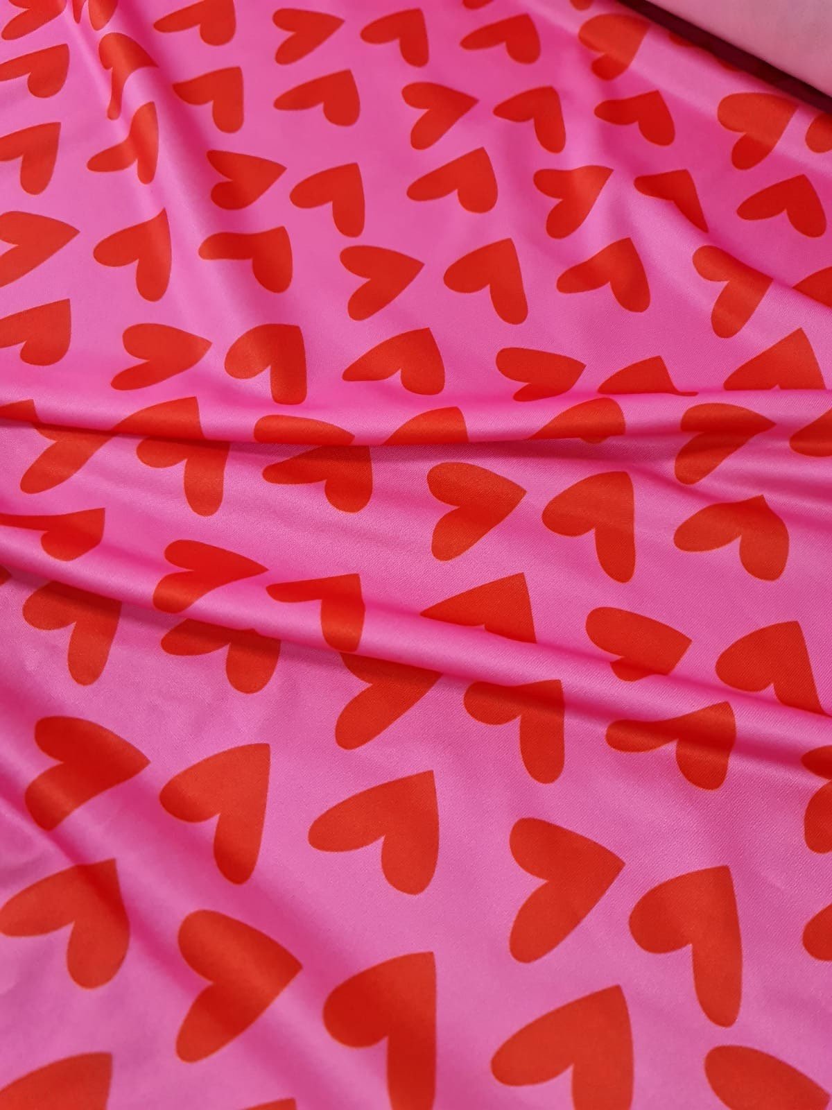 Heart Print Cotton Fabric