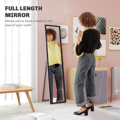 HOMCOM Floor Mirror Wall Mounted Leaning Standing Mirror 37 x 157cm