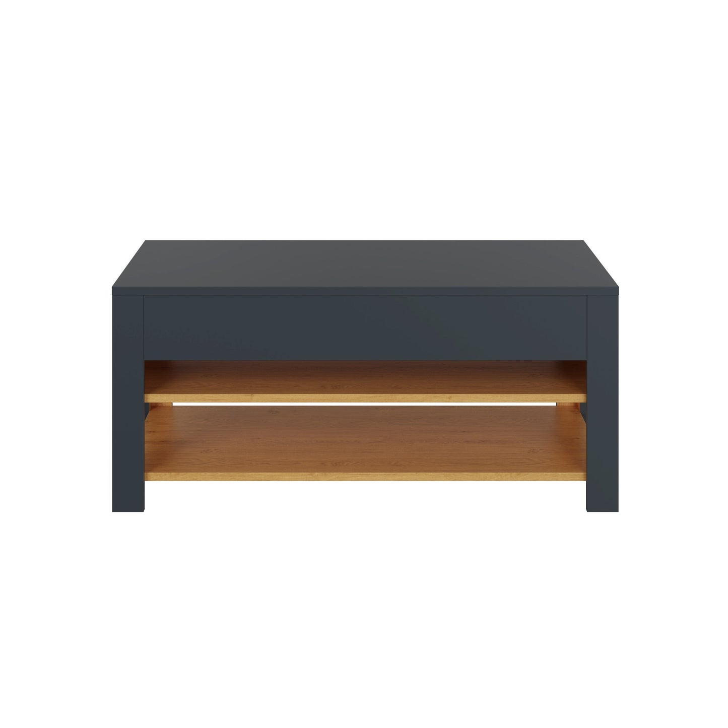 Leon Coffee Table Grey 1 Shelf