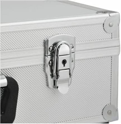 Aluminium Lockable Tool Case Organiser with Carry Strap
