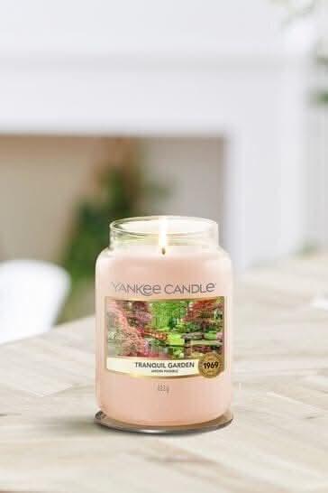 Tranquil Garden Large Yankee Candle Jar (623g)