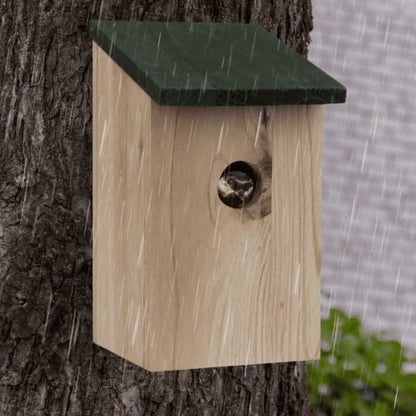 Wooden Bird Nesting Boxes x2