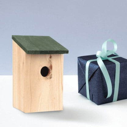 Wooden Bird Nesting Boxes x2