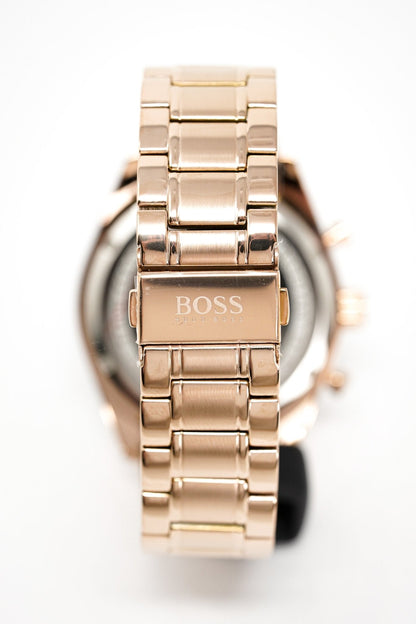Hugo Boss Men's Watch Chronograph Trophy Rose Gold HB1513632