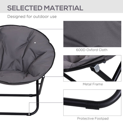 Folding Saucer Moon Chair
