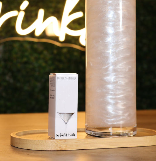 White Edible Drink Shimmer