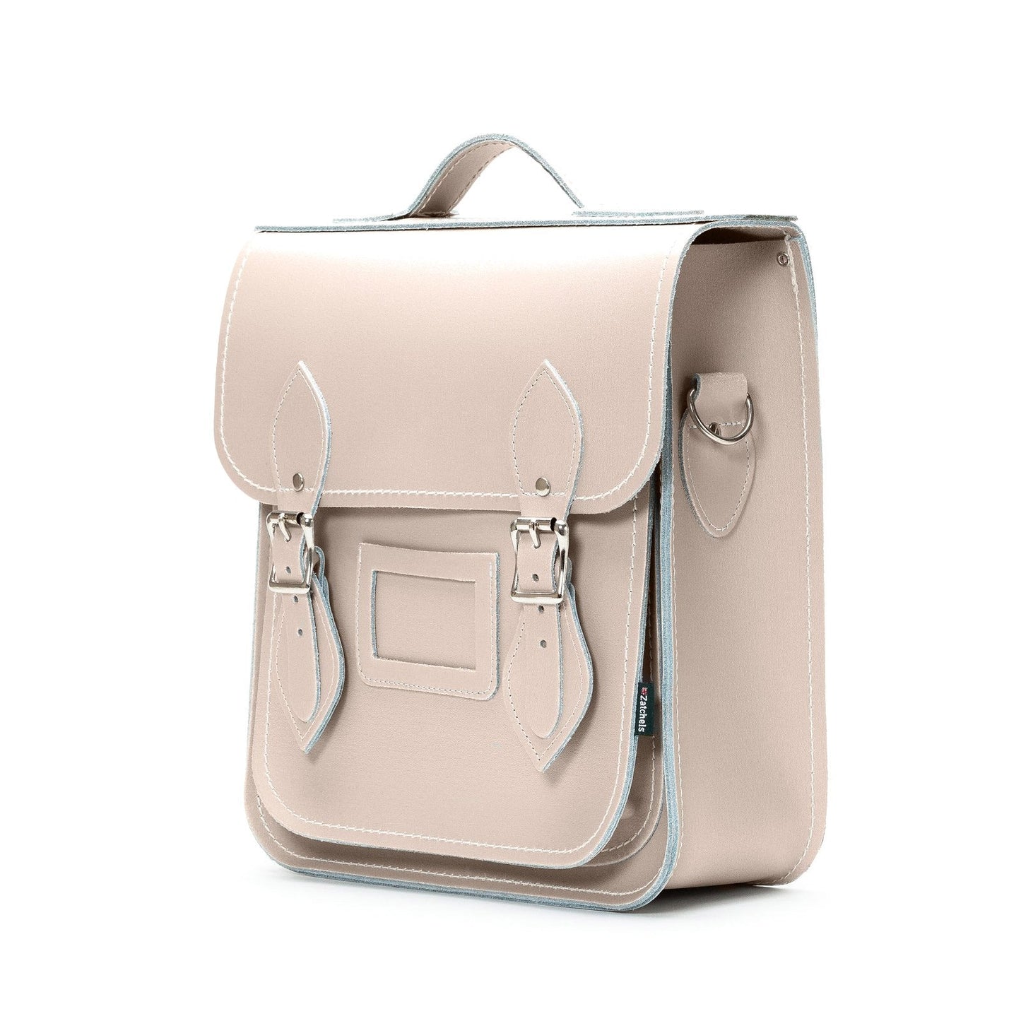 Handmade Leather City Backpack - Iced Coffee
