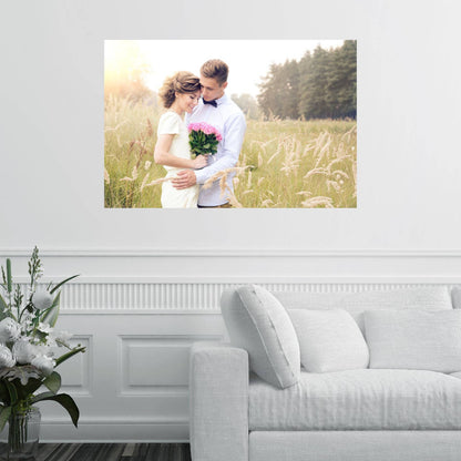 Turn Your Photo into a Wall Poster - Personalised Fabric Sticker