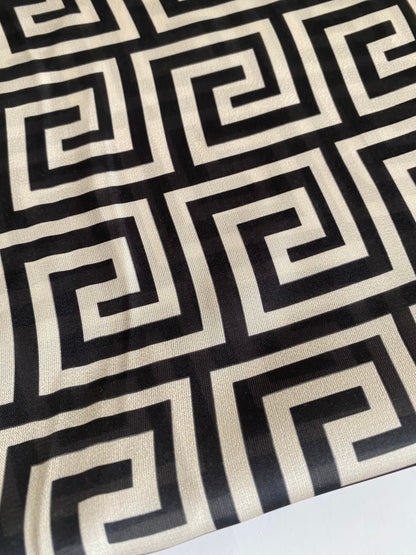 Greek Key Design Fabric