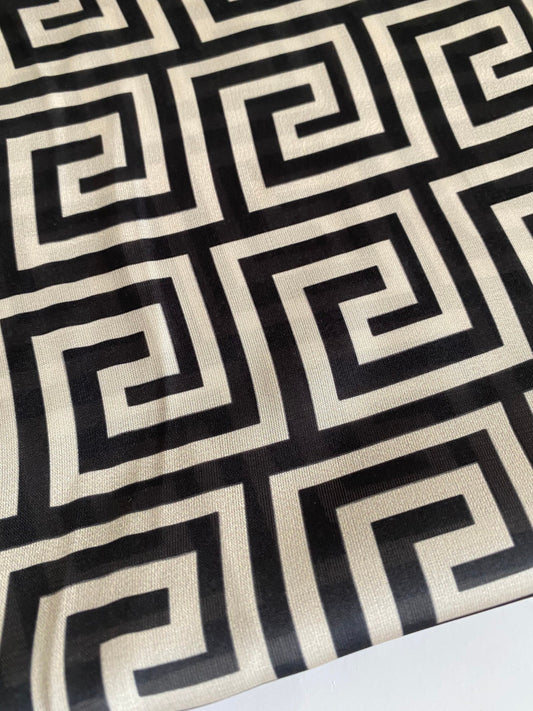 Greek Key Design Fabric