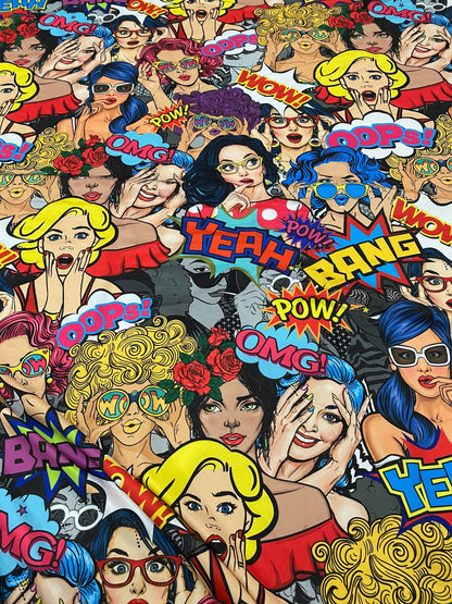 Pop Art Fabric Print