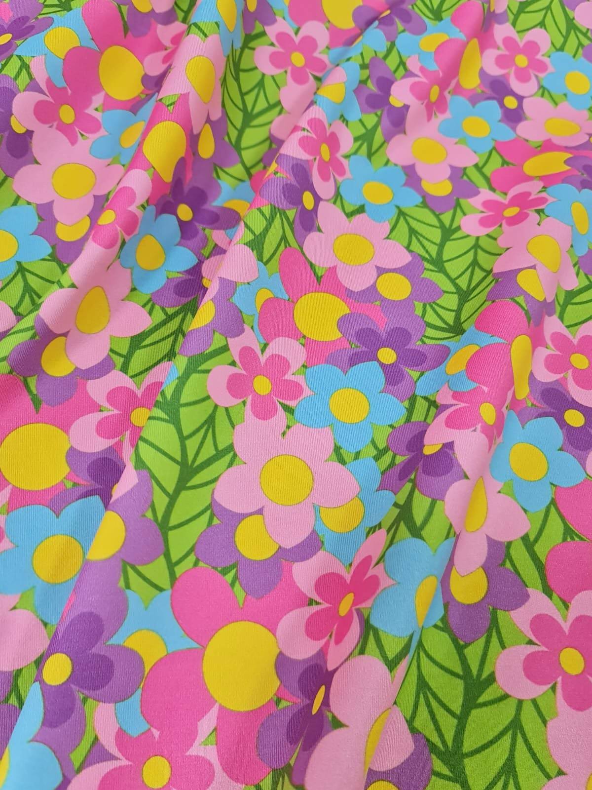 Colorful Floral Fabric – Multiple Fabric Options, Sold by Metre