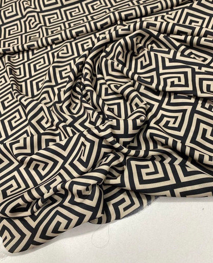 Greek Key Design Fabric