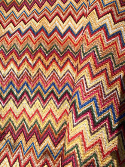 Zigzag Chevron Upholstery Fabric – Fabric by Metre, Multiple Options for Sewing & Dressmaking