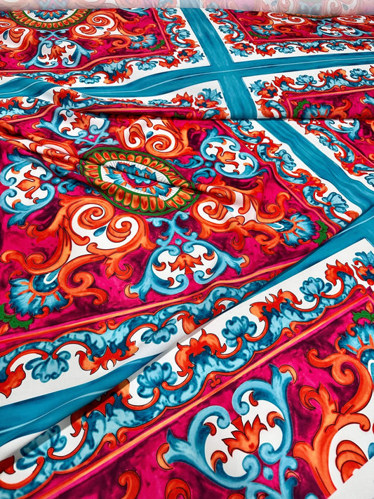 Sicilian Caretto Pattern Fabric