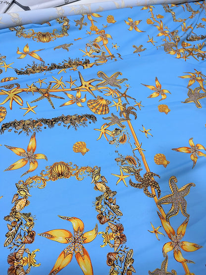 Sea Shell Pattern Fabric