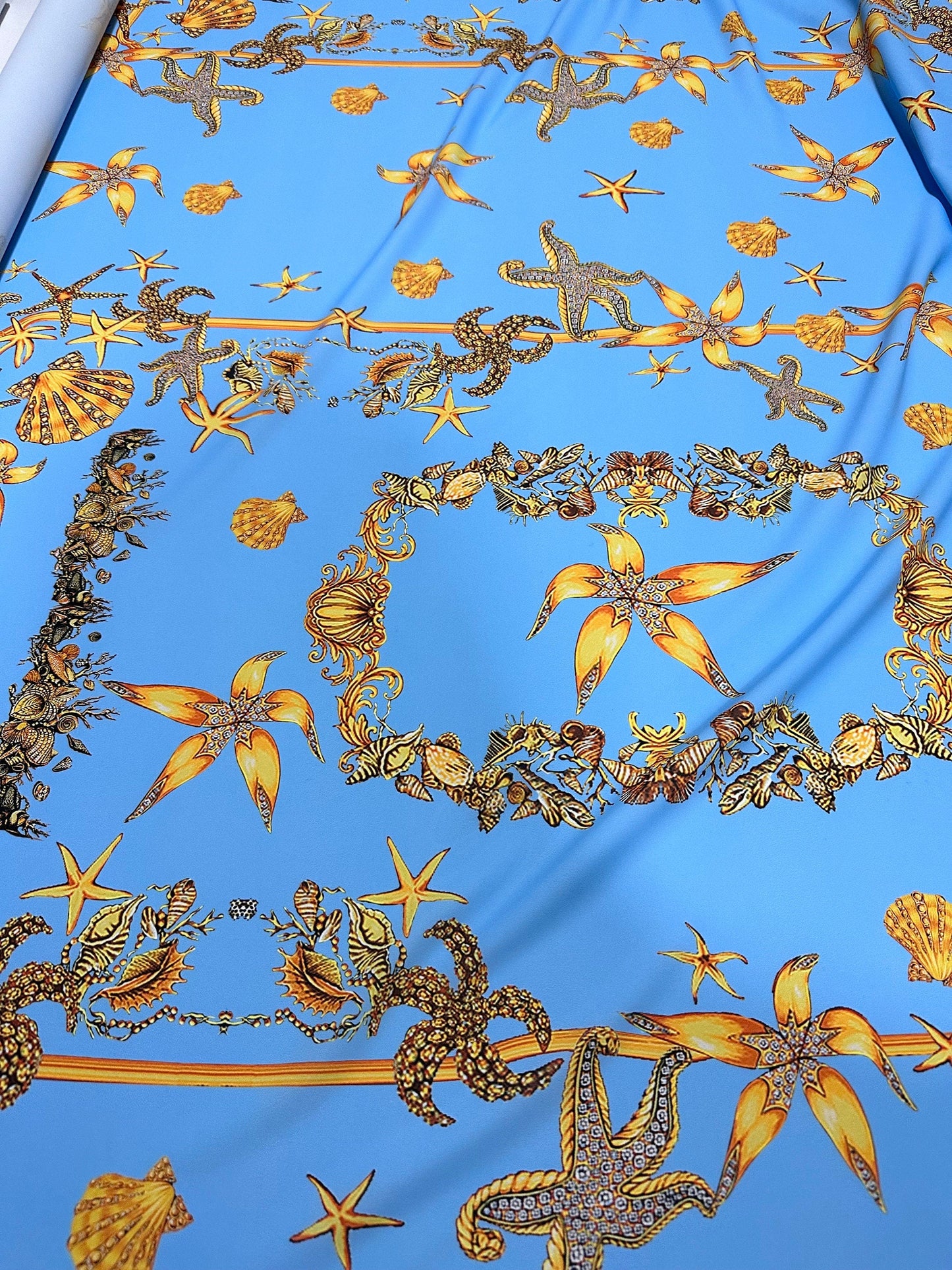 Sea Shell Pattern Fabric
