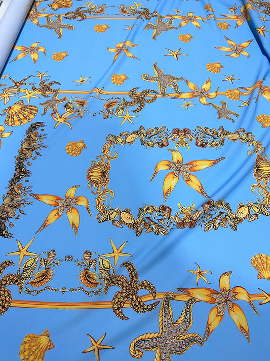 Sea Shell Pattern Fabric