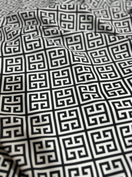 Greek Key Pattern Fabric