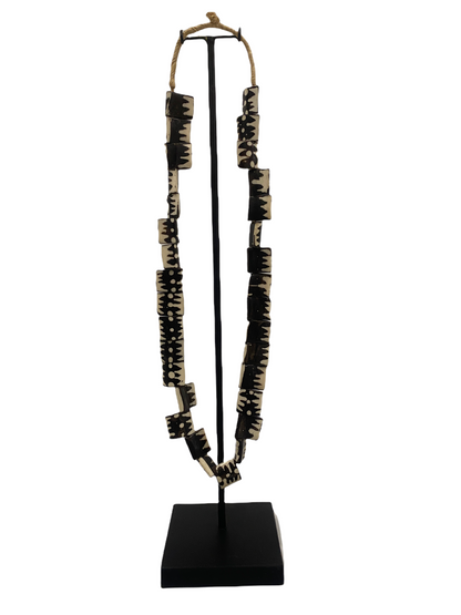 Kenya Beads Necklace - Square bead necklace (47.7)