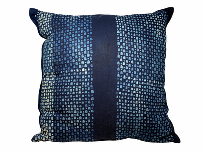 Indigo/Baule Cloth Cushions 60x60cm