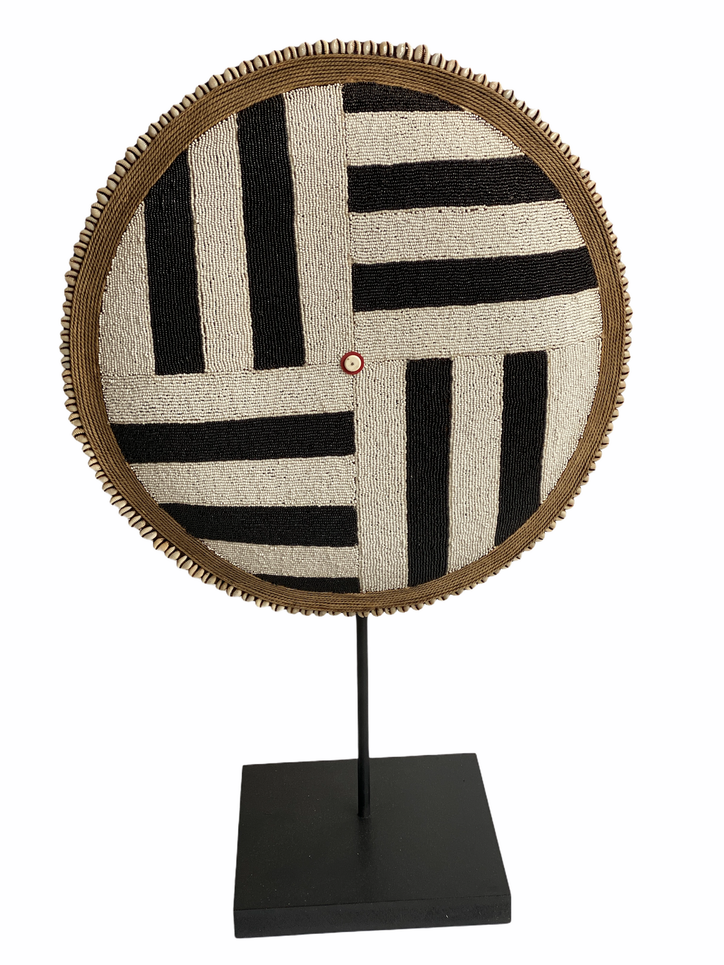 Cameroon Beaded Shield - L - 55cm