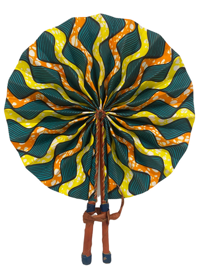 Ghana Fan - Green/orange (TR9.23)