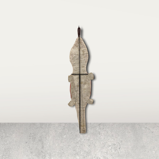 Yoruba Beaded Sash - Nigeria - Lizards (02)