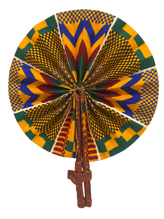 Ghana Fan - Orange/blue (TR9.22)