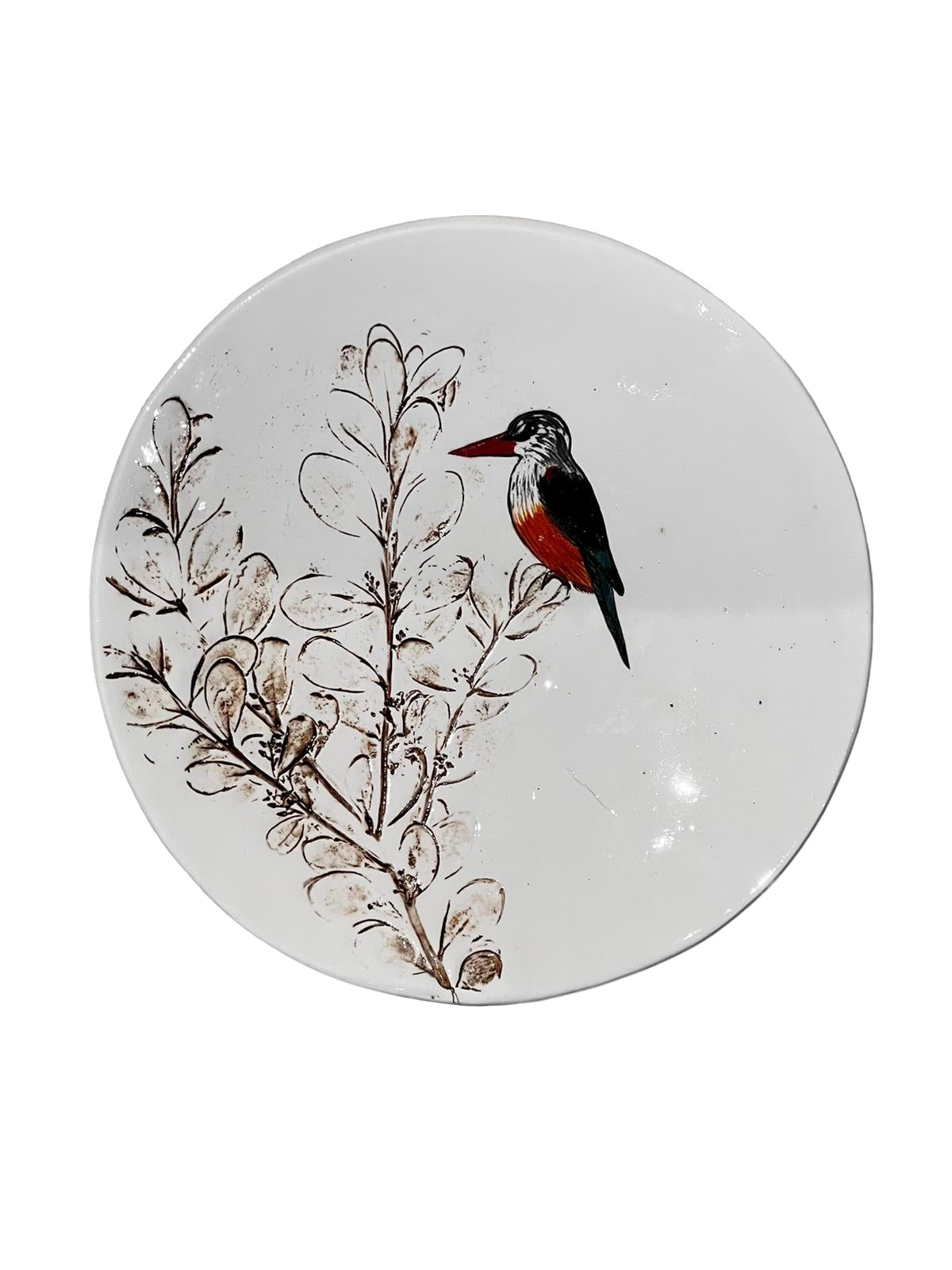 Fynbos & Bird ceramic plate