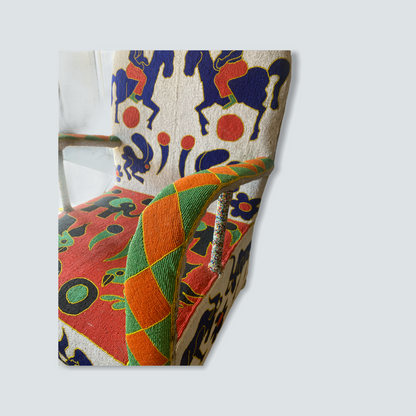 Yoruba Royal Beaded Chair