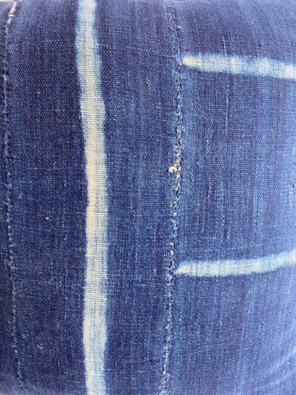 Indigo/Baule Cloth Cushions 50x50cm