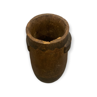 Zulu Milk Jug - hand carved (11)