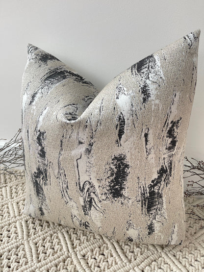 The Couture Cushion - The Black and Beige Zanella - Style No. 37