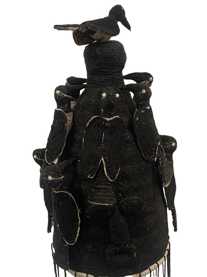 Yoruba Royal Crown - (23.2) Black