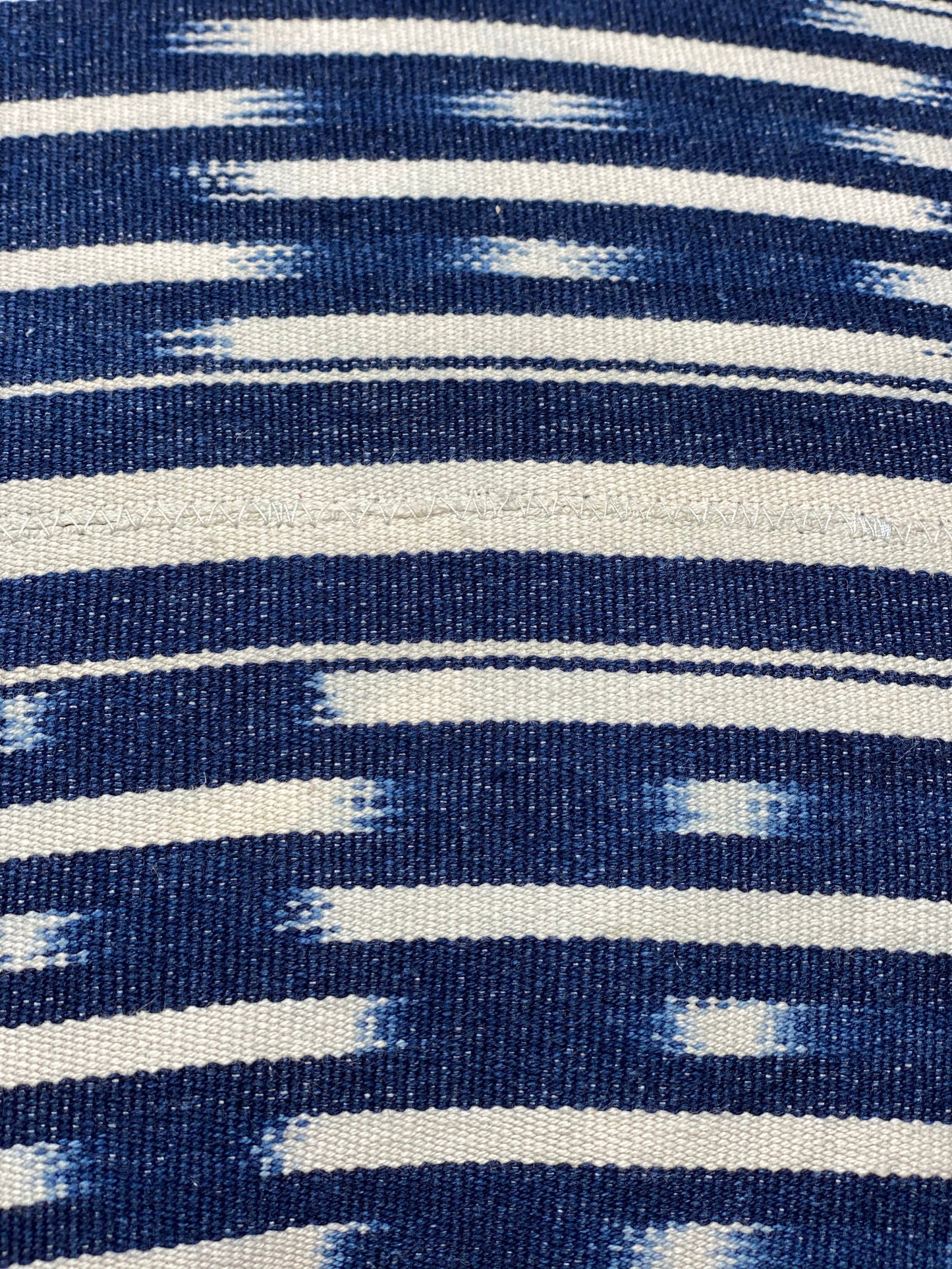 Indigo/Baule Cloth Cushions 60x60cm