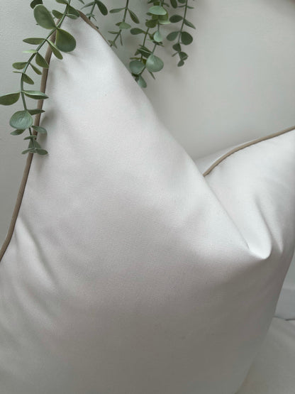 The Couture Cushion - The Outdoor White - Style No. 86