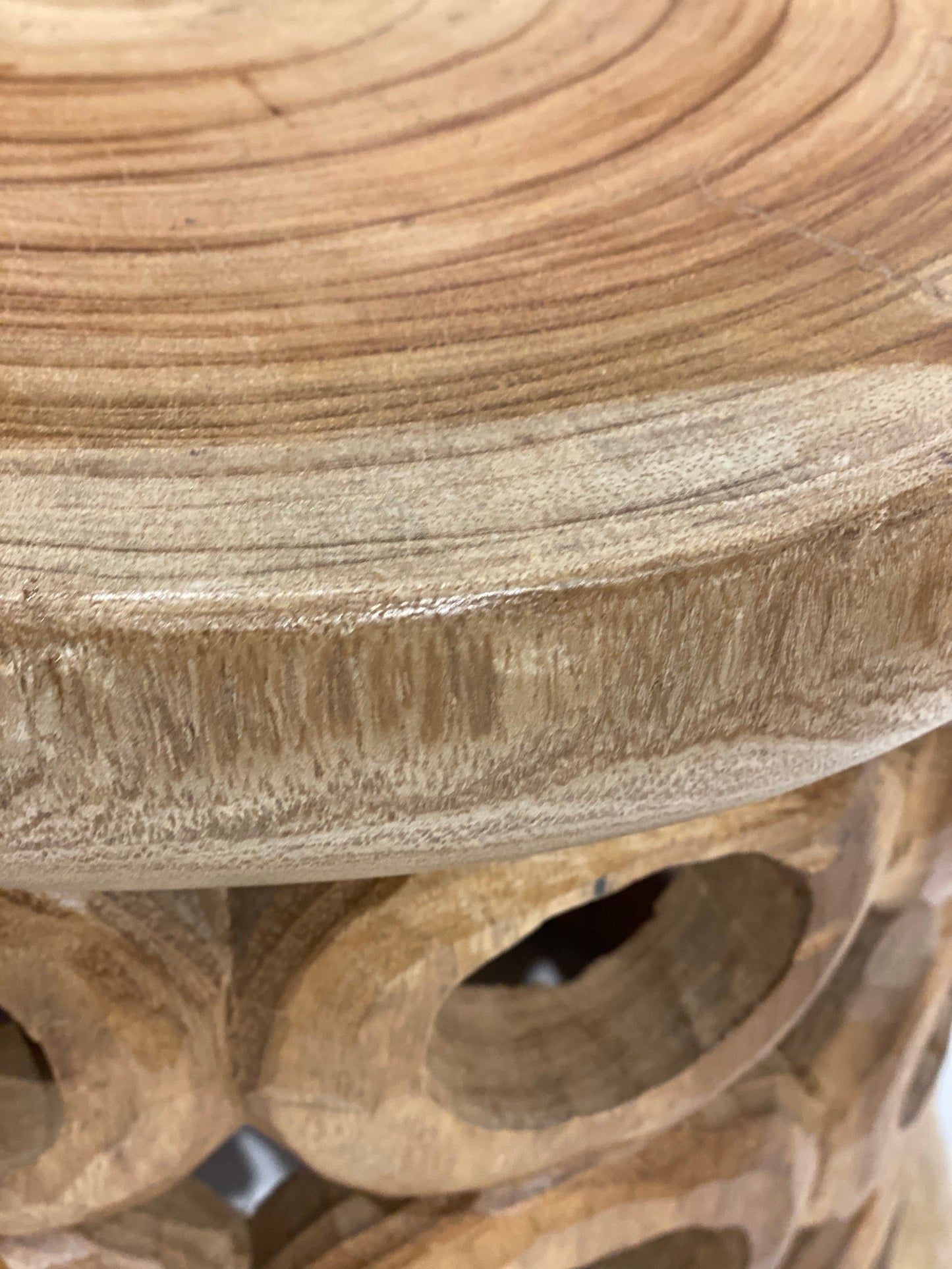 Bamileke Stool \ Table - 40cm - Natural - Doughnut