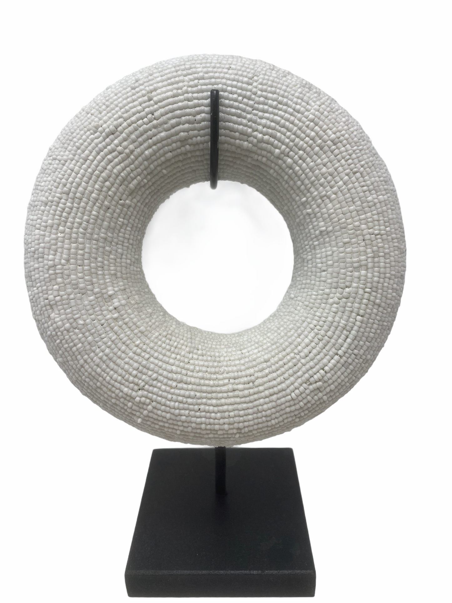 Cameroon beaded bracelet - White